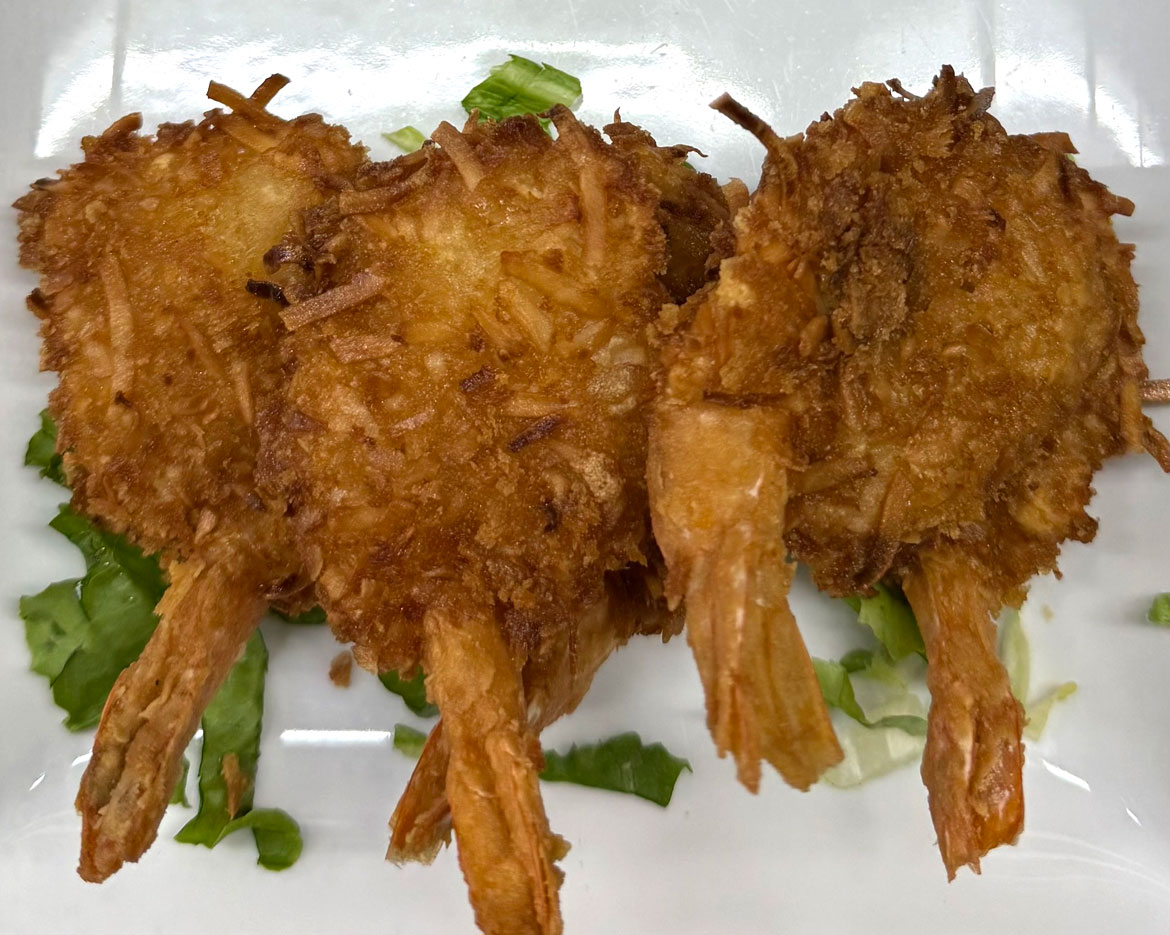 Raxx Bar Grill Menu Item - Coconut Shrimp