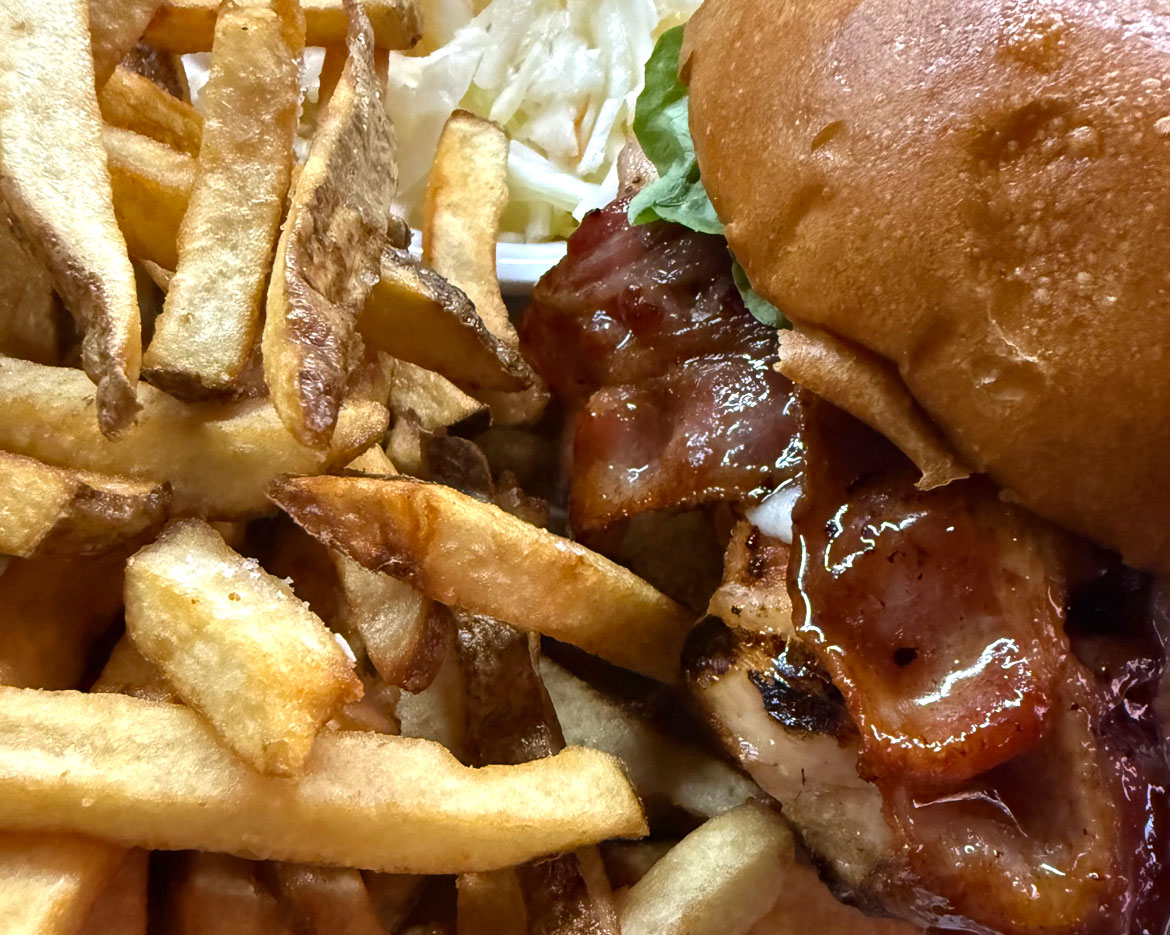 Raxx Bar Grill Menu Item - Oh, Canada Chicken Burger