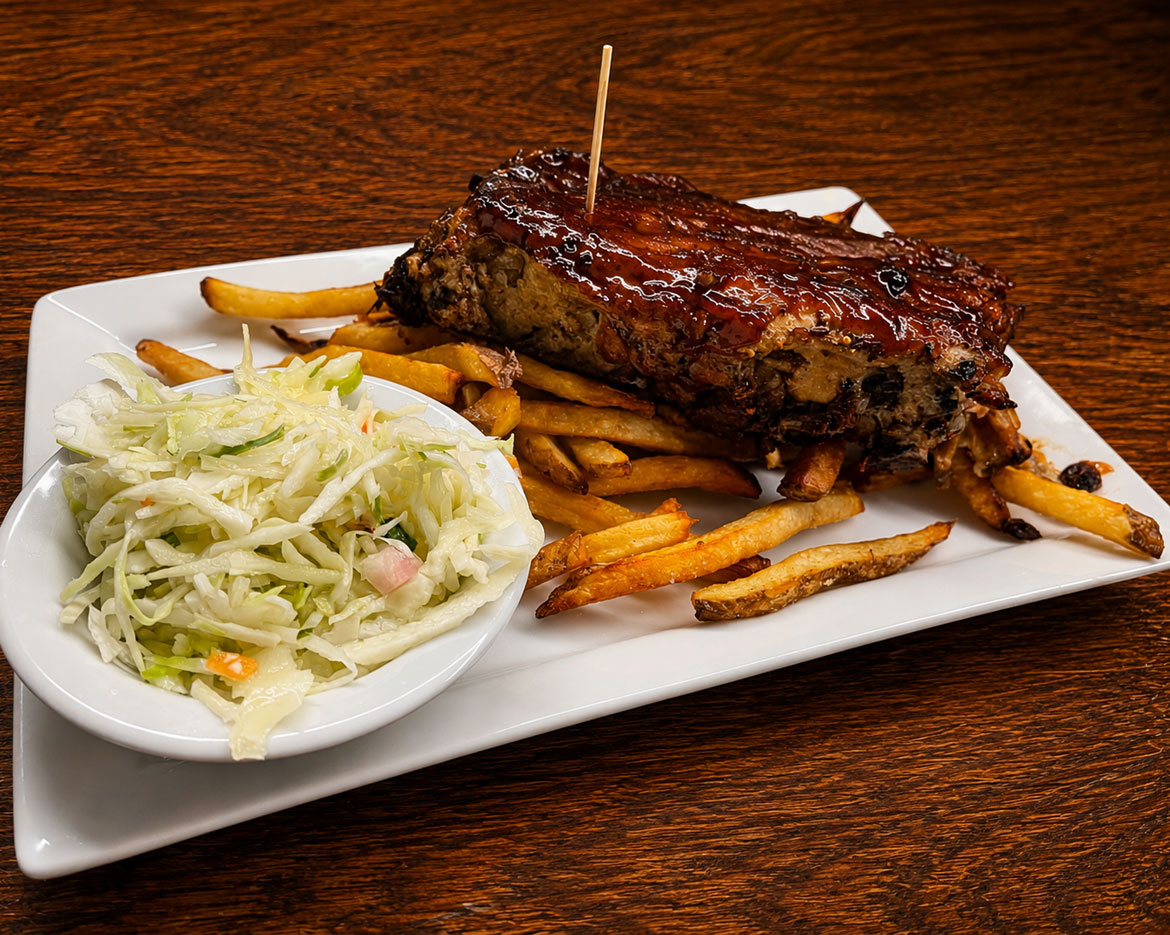 Raxx Bar Grill Menu Item -Raxx Baby Back Pork Ribs