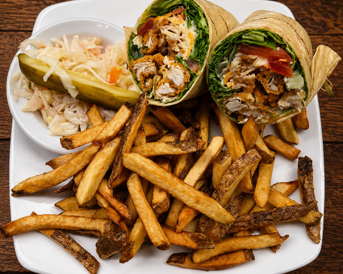 Raxx Bar Grill Menu Item - Raxx Crunch Wrap