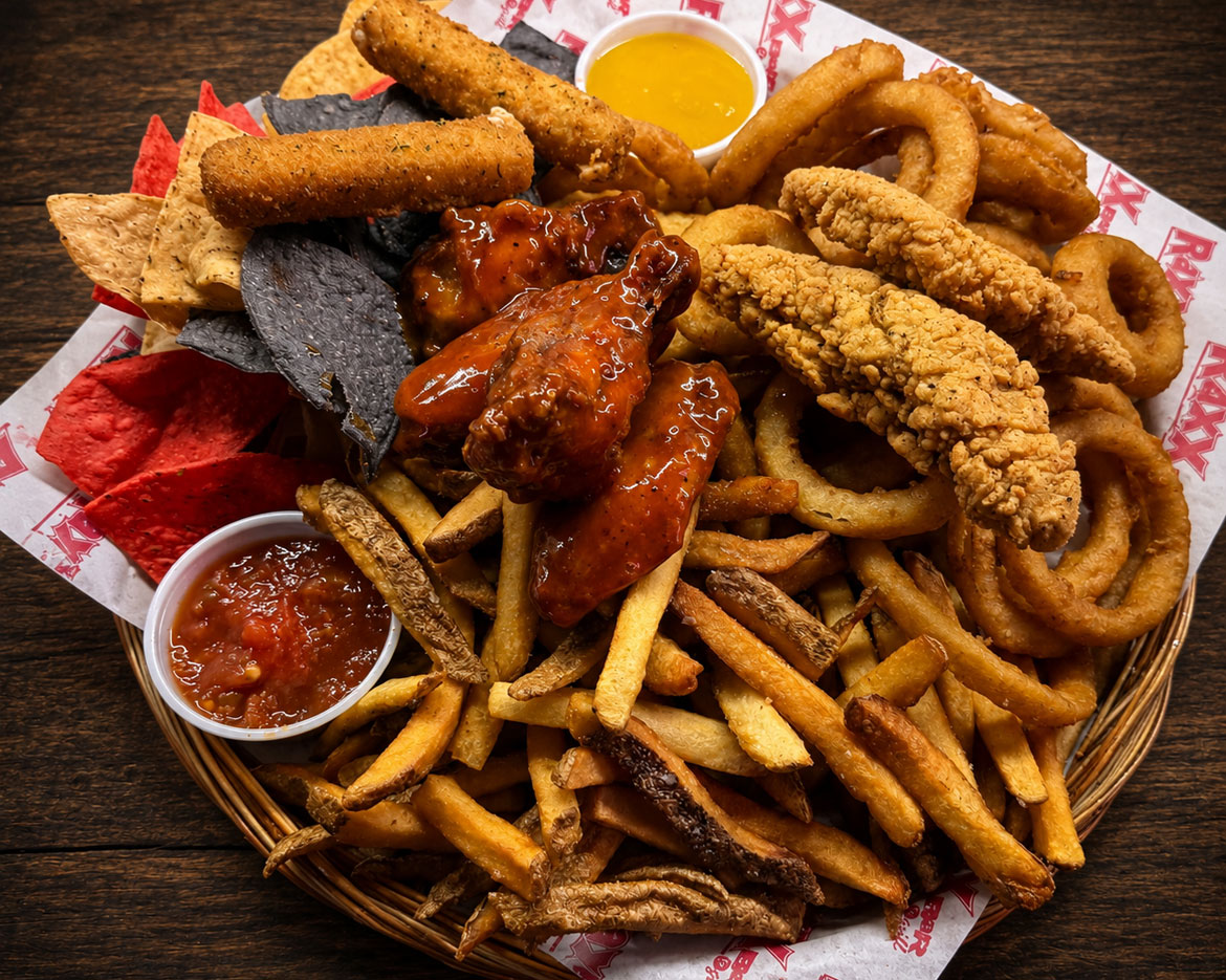 Raxx Bar Grill Menu Item -Super Sampler