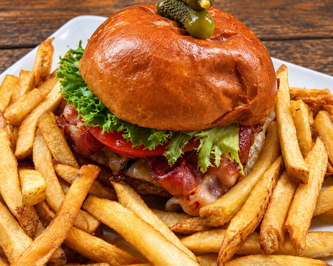 Chicken Club Burger